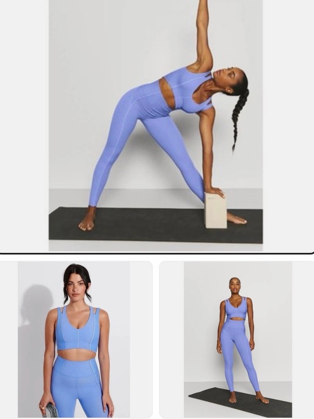 Nike Yoga Luxe Dri-FIT Infina Jumpsuit Periwinkle Cutout (Size XXL)
